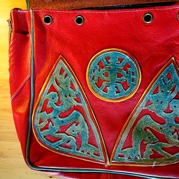 Dartsedo Red Leather Bag